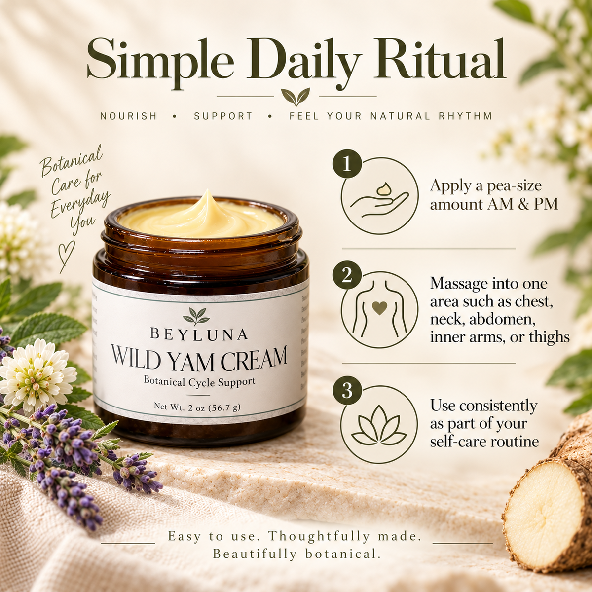 Beyluna Wild Yam Botanical Cream