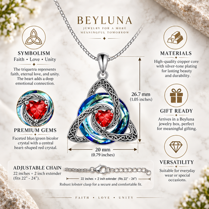 Beyluna Celtic Trinity Knot Necklace
