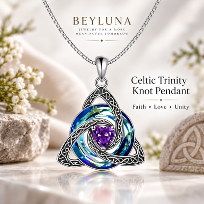 Beyluna Celtic Trinity Knot Necklace