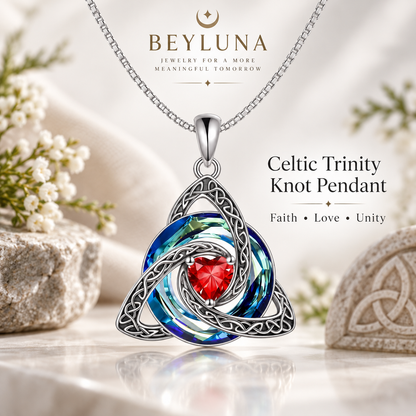 Beyluna Celtic Trinity Knot Necklace