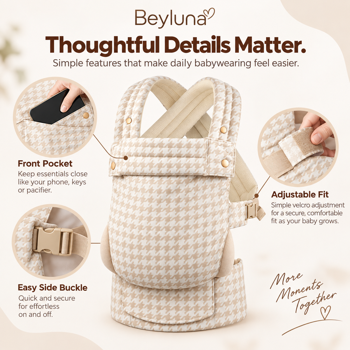 Beyluna Everyday Comfort Baby Carrier