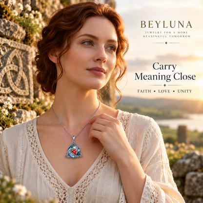 Beyluna Celtic Trinity Knot Necklace