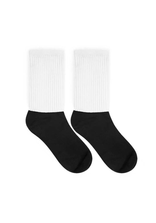 Black Foot Sublimated Socks - beyluna