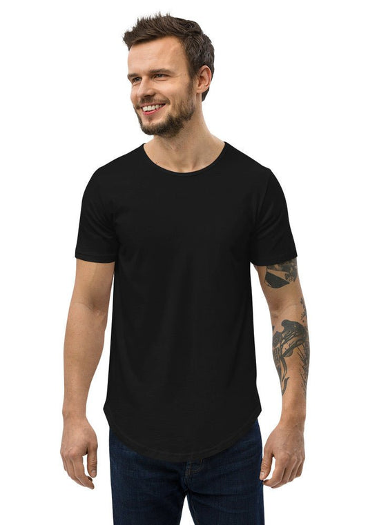 Mens Curved Hem Tee - beyluna